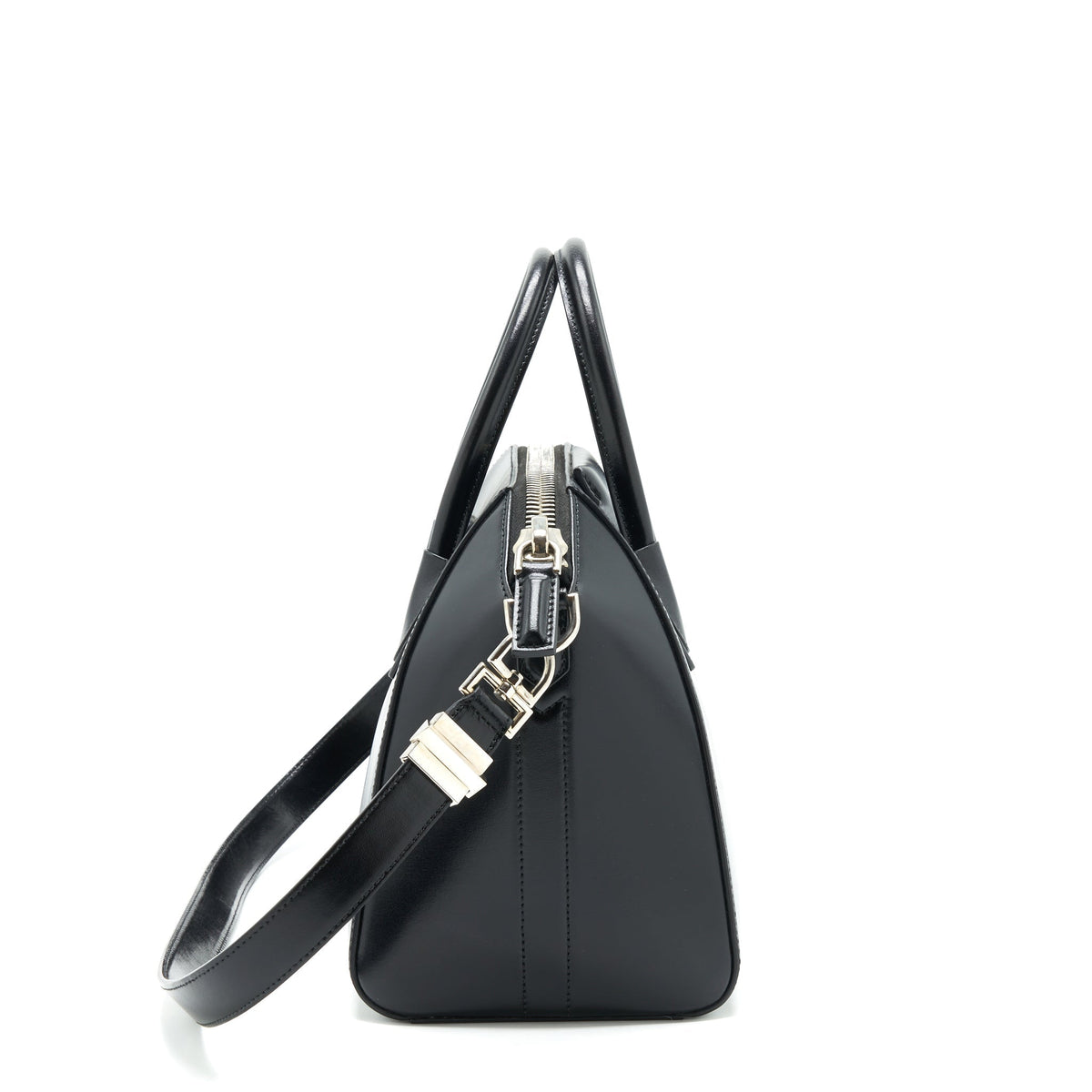 GIVENCHY SMALL ANTIGONA TOTE BAG BOX CALFSKIN BLACK SHW