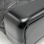 CHANEL SMALL GABRIELLE BACKPACK CALFSKIN BLACK MULTICOLOUR HARDWARE (MICROCHIP)