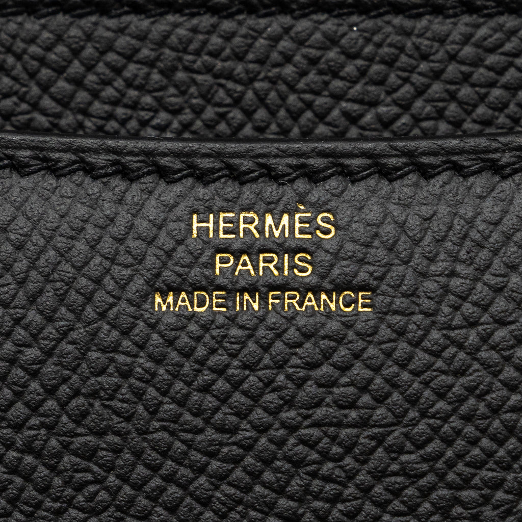 Hermes Mini Constance Epsom Black GHW