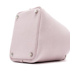 Hermes Picotin 18 Lock Bag Clemence Mauve Pale SHW