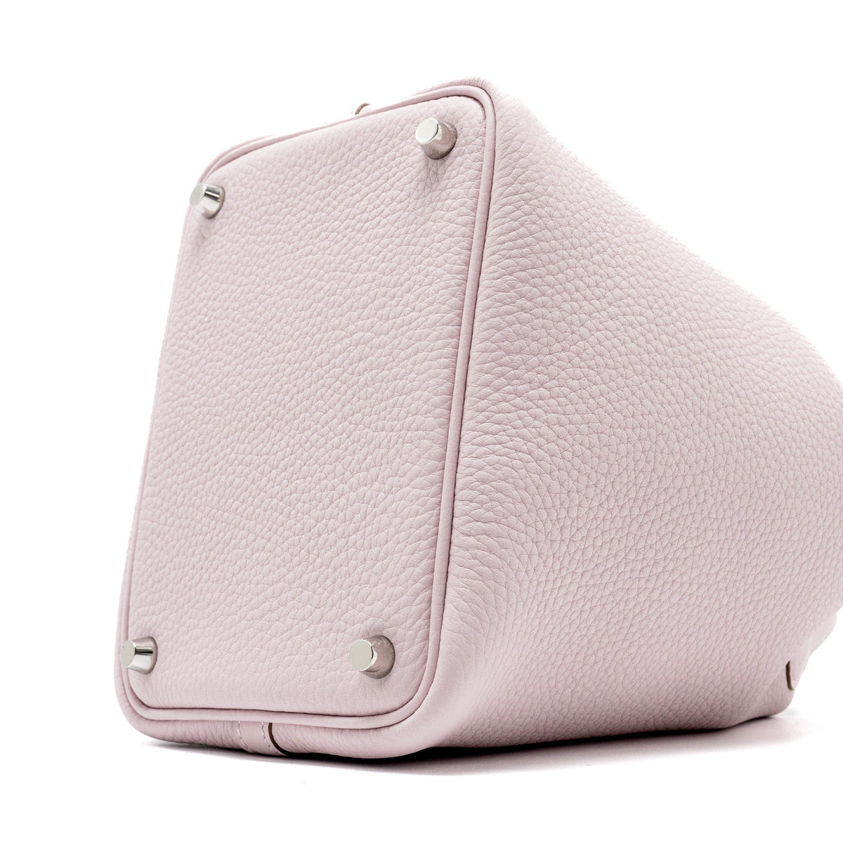 Hermes Picotin 18 Lock Bag Clemence Mauve Pale SHW