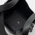 HERMES PICOTIN 18 LOCK BAG CLEMENCE BLACK SHW