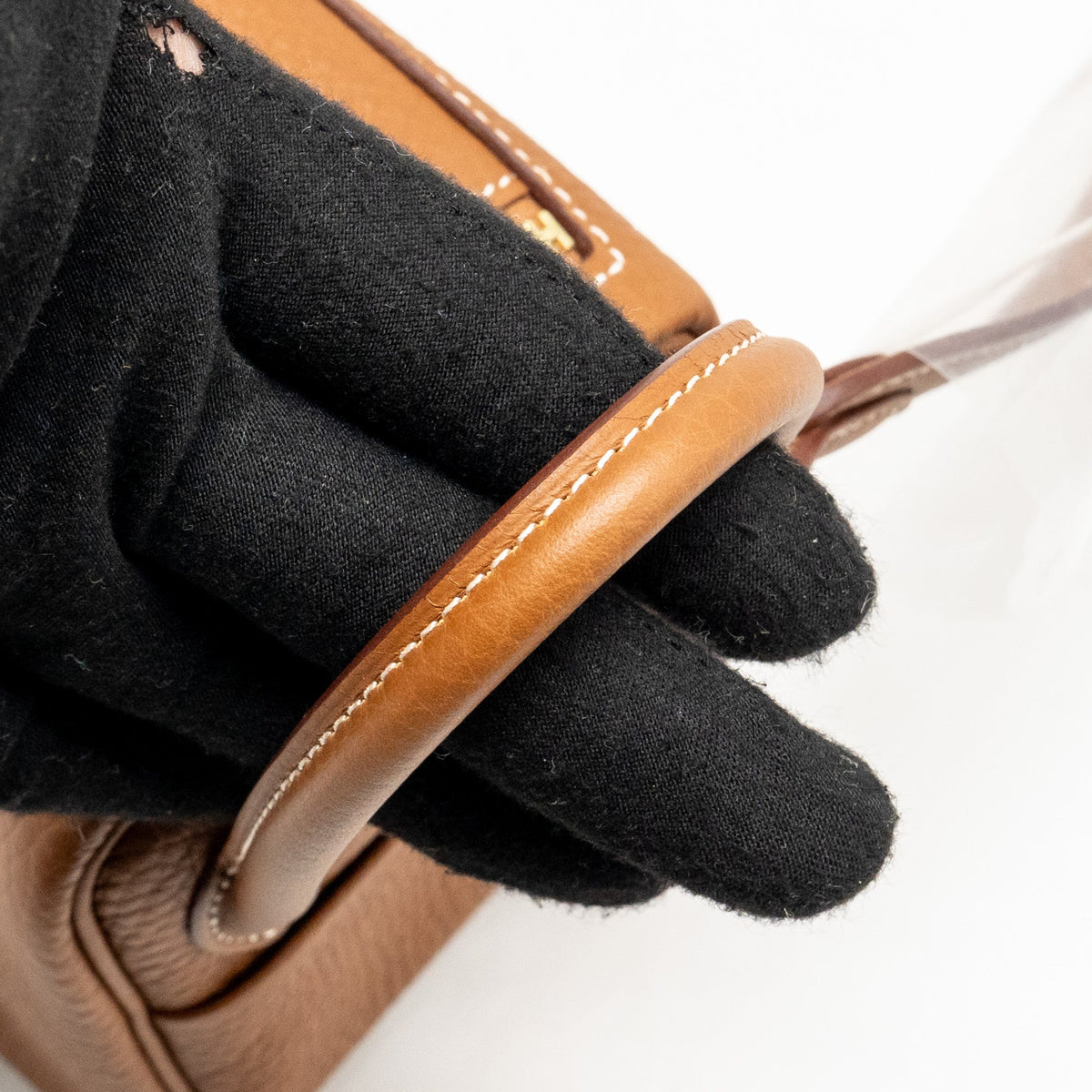 Hermes Mini Lindy Clemence Gold GHW