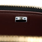 CHANEL LONG VANITY CASE CAVIAR BLACK LGHW (MICROCHIP)