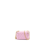 CHANEL 23P COCO LOVE LONG VANITY WITH CHAIN CAVIAR PINK GHW (MICROCHIP)