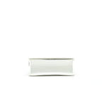 CHRISTIAN DIOR SMALL CANNAGE DIORAMA PATENT LEATHER IN WHITE SHW