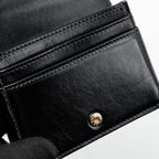 CHANEL 24C 31 CARD HOLDER SHINY CALFSKIN BLACK LGHW (MICROCHIP)