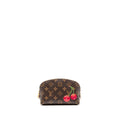 Louis Vuitton X Takashi Murakami cherry cosmetic pouch monogram canvas GHW