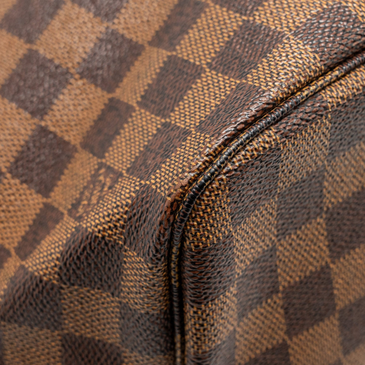 LOUIS VUITTON NEVERFULL MM DAMIER EBENE CANVAS GHW