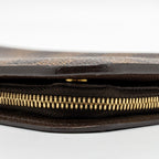 LOUIS VUITTON FOLD WALLET DAMIER EBENE CANVAS GHW
