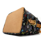 LOUIS VUITTON PETIT NOE MONOGRAM CANVAS BLACK/MULTICOLOUR GHW