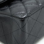 CHANEL CLASSIC DOUBLE FLAP MEDIUM BLACK CAVIAR GHW