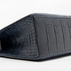 Hermes Kelly Pochette Matt alligator mississippiensis blue indigo GHW