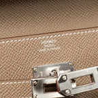 Hermes kelly to go epsom etoupe SHW