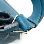 Hermes So Kelly 22 Togo Blue Colvert / Turquoise SHW