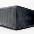 Hermes Kelly Pochette Matt alligator mississippiensis blue indigo GHW
