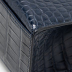 Hermes Kelly Pochette Matt alligator mississippiensis blue indigo GHW