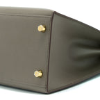 HERMES KELLY 28 SELLIER EPSOM 8F GRIS ETAIN GHW