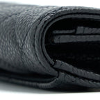 CHANEL CLASSIC FLAP CARD HOLDER CAVIAR LEATHER BLACK LGHW