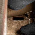 Hermes kelly to go epsom etoupe SHW