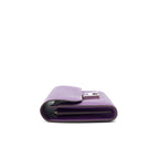 Hermes Constance Wallet Epsom Purple SHW with an ext