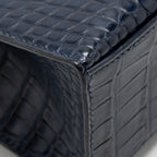 Hermes Kelly Pochette Matt alligator mississippiensis blue indigo GHW