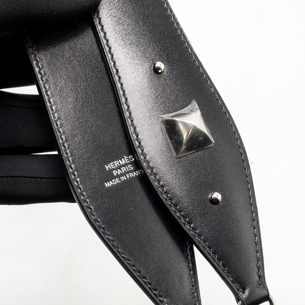 Hermes Kelly to Go Rock Box Black SHW