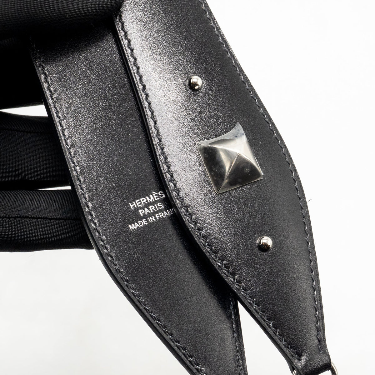 Hermes Kelly to Go Rock Box Black SHW