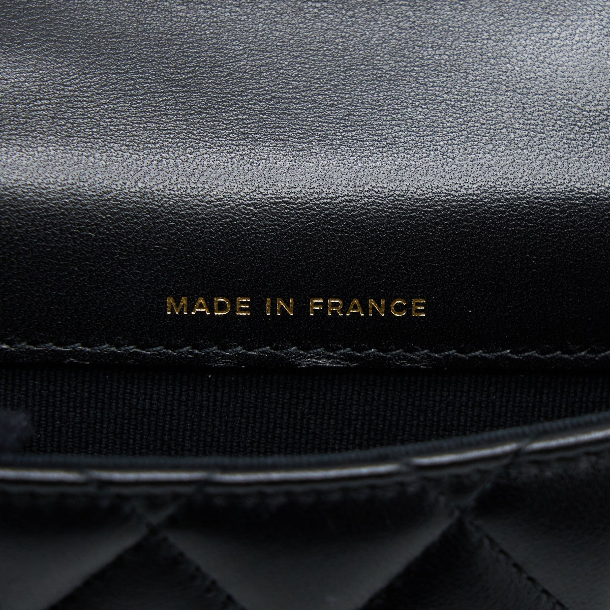 CHANEL MINI TOP HANDLE FLAP BAG LAMBSKIN BLACK LGHW