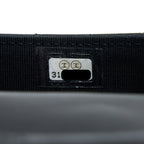 CHANEL MINI TOP HANDLE FLAP BAG LAMBSKIN BLACK LGHW