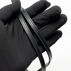 Chanel Preppy Coco Clutch with Leather Strap Caviar Black GHW (Microchip)