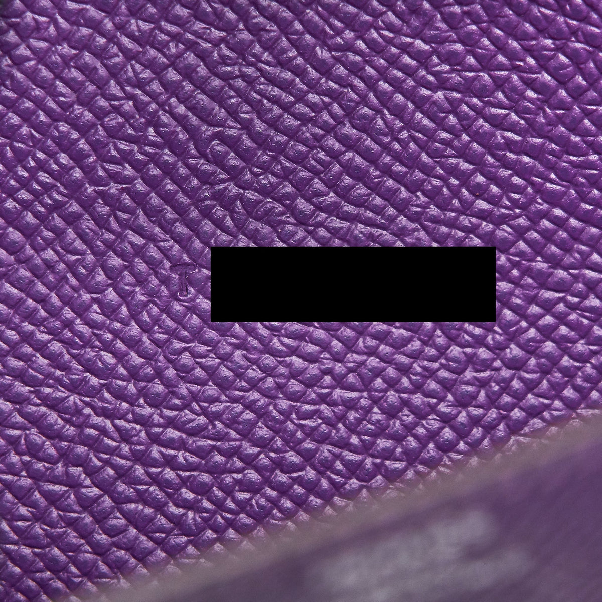 Hermes Constance Wallet Epsom Purple SHW with an ext