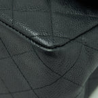CHANEL JUMBO CLASSIC DOUBLE FLAP BAG CAVIAR BLACK GHW