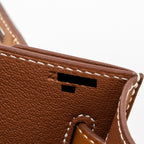 HERMES POCHETTE KELLY DEPECHES 25 CANVAS / BARENIA ECRU BEIGE / FAUVE SHW