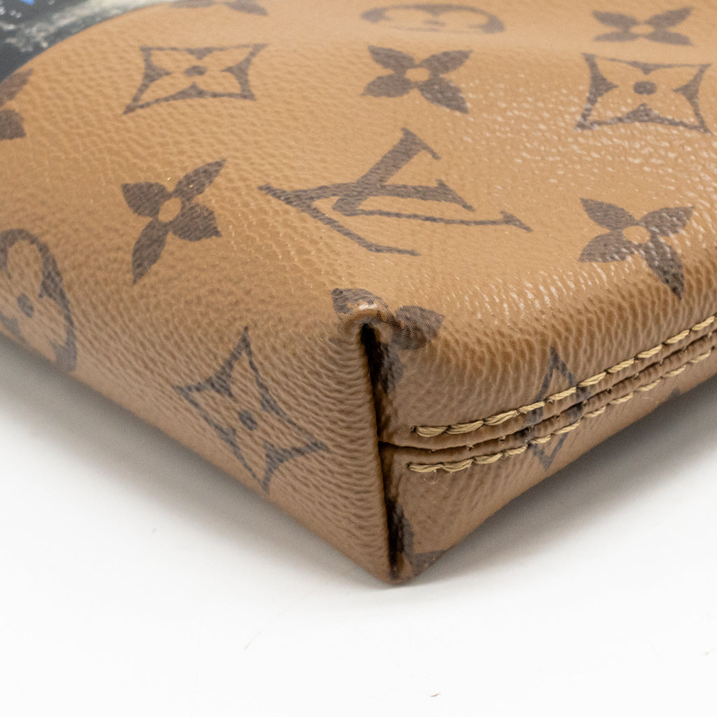 Louis Vuitton Carry It Tote VHS Tapes Print Monogram Reverse Canvas/Leather GHW