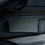 DIOR MEDIUM SADDLE BAG GOATSKIN LIGHT BLUE GHW