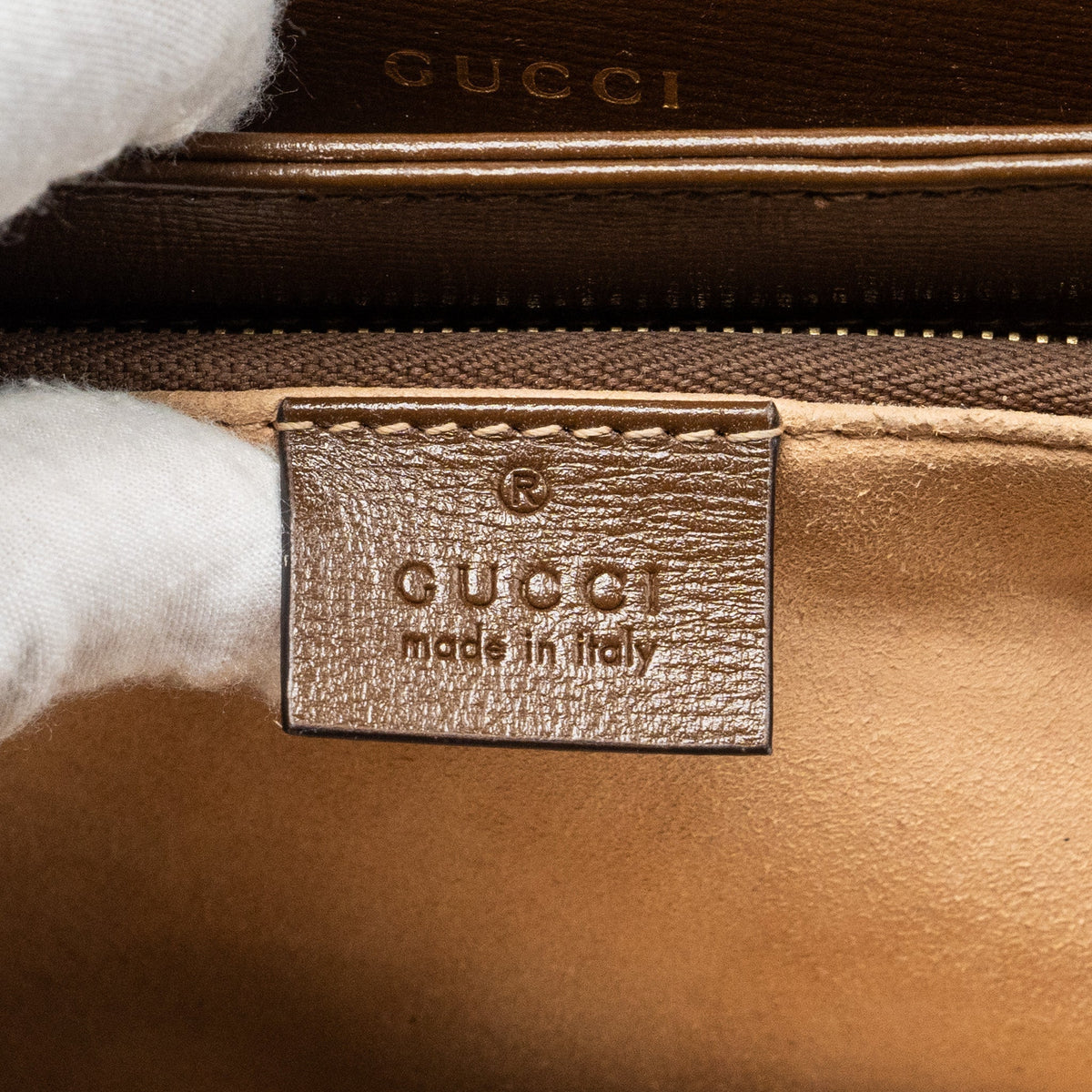 GUCCI HORSEBIT 1955 BAG GG SUPREME CANVAS/LEATHER GHW