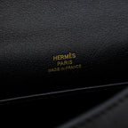 Hermes Kelly Pochette Swift Black GHW
