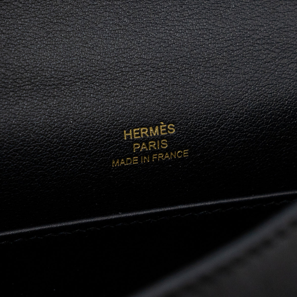 Hermes Kelly Pochette Swift Black GHW