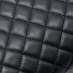 CHANEL MEDIUM BOY BAG CALFSKIN BLACK BRUSHED GHW