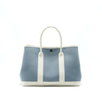 HERMES GARDEN PARTY 30 WHITE/BLUE JEAN SHW