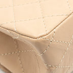 CHANEL SMALL 2.55 REISSUE DOUBLE FLAP BAG AGED CALFSKIN BEIGE GHW