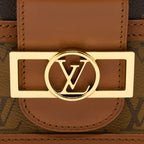 LOUIS VUITTON MINI DAUPHINE MONOGRAM REVERSE CANVAS GHW