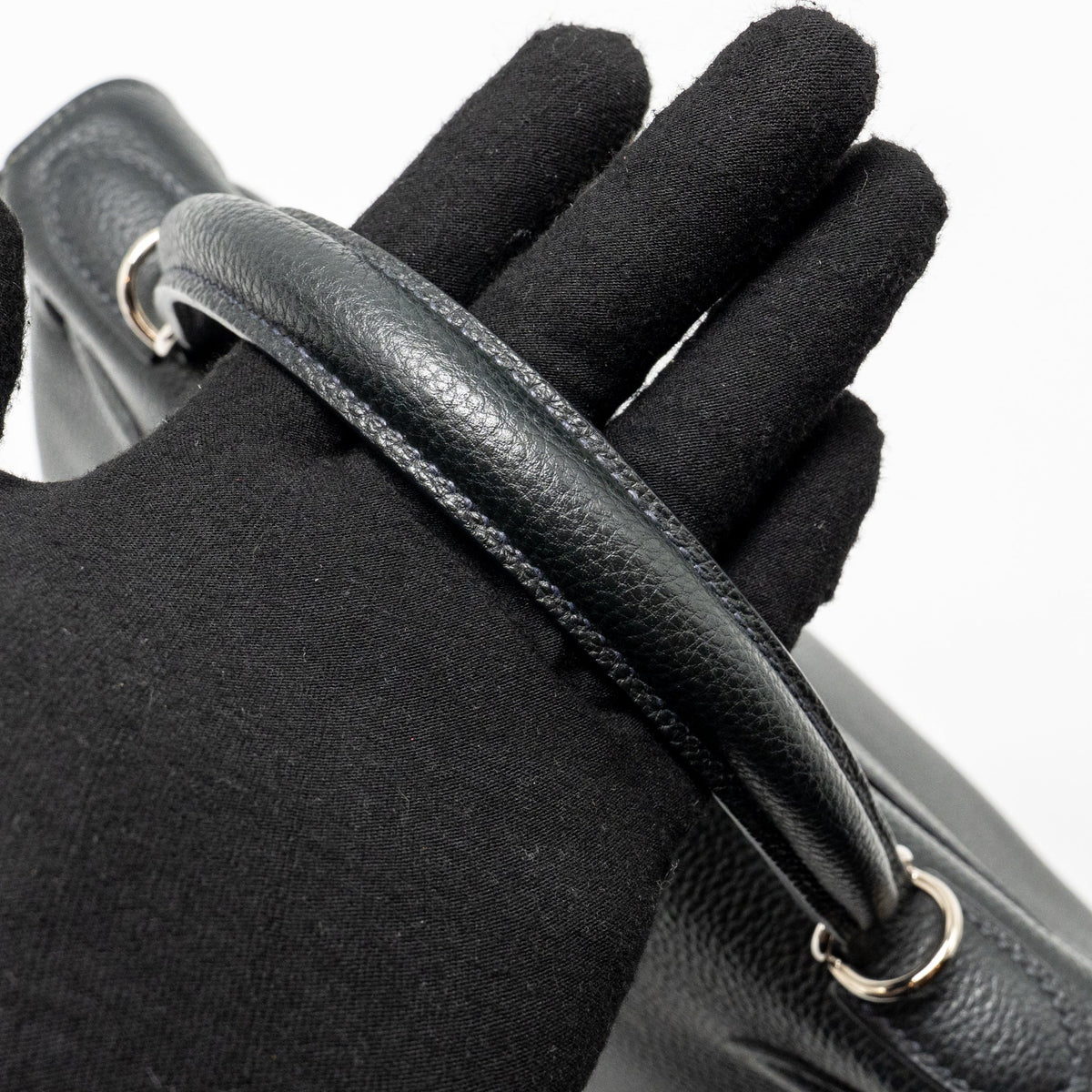 Hermes Kelly 28 Togo Graphite SHW