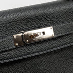 Hermes Kelly 28 Togo Graphite SHW