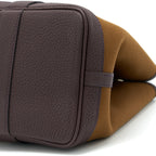 Hermes Garden Party 30 Canvas/Leather Alezan/ Bleu Outrener/ Rouge Sellier SHW