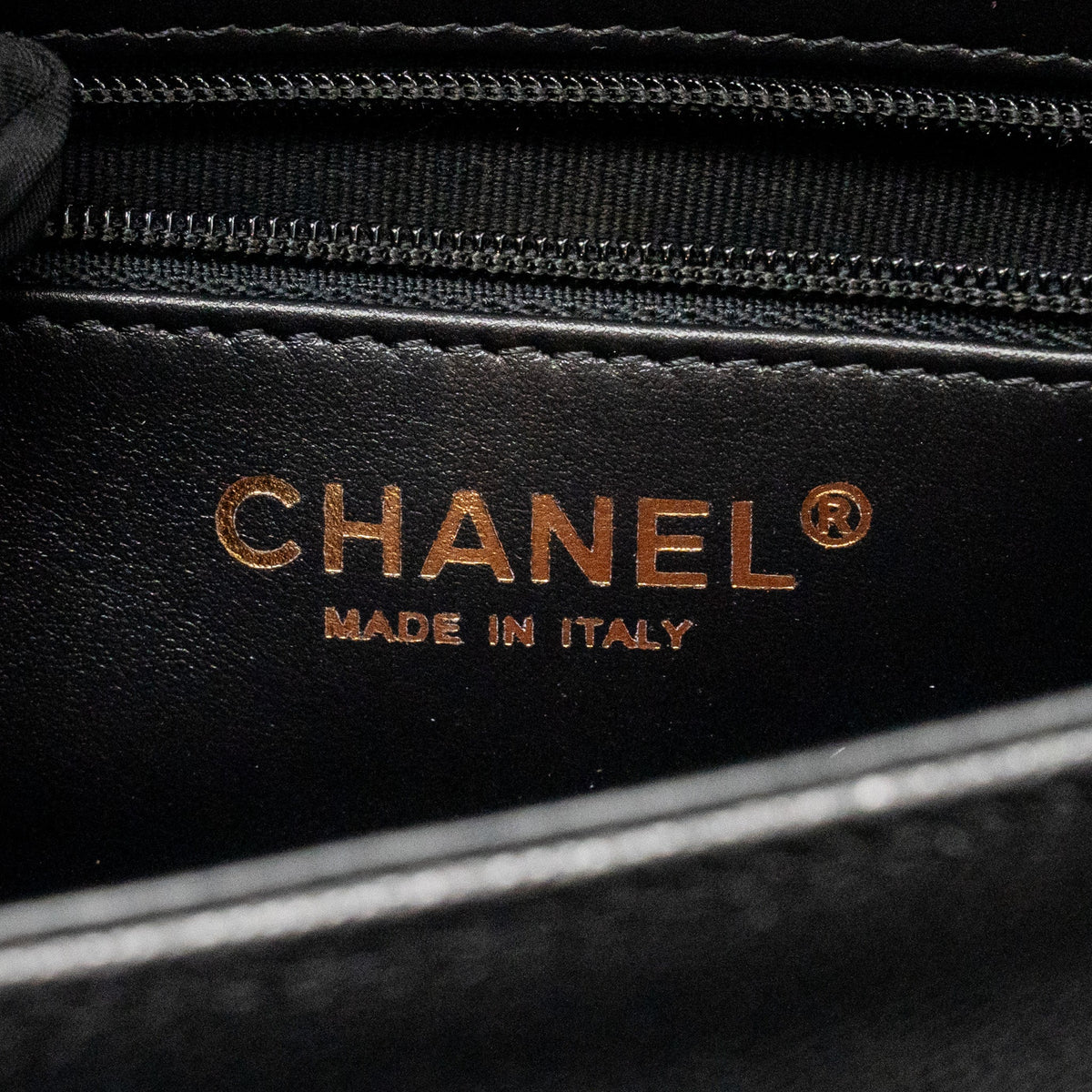 Chanel Small Preppy Coco Shoulder Flap Bag Grained Shiny Calfskin Black GHW (Microchip)