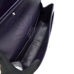 CHANEL REISSUE 226 IN DARK PURPLE WITH SILVER RUTHENIUM HARDWARE