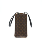 LOUIS VUITTON ON THE GO MM MONOGRAM REVERSE CANVAS GHW