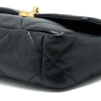 CHANEL SMALL 19 BAG BLACK GHW